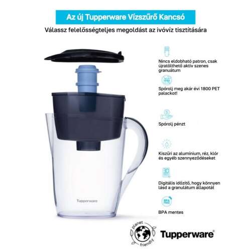Vízszűrő Kancsó (2,6 liter) - granulátum nélkül! - Tupperware