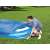 Bestway Flowclear PVC medence takaró, kék, 262x175x51 cm, medencére helyezés közben