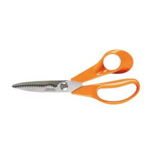 Foarfece de grădină Fiskars Classic 18 cm, mânere portocalii, lame zimțate - Fiskars Foarfece și cuțite de grădină