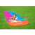 Girl sliding down the Bestway Ho Go! 488 cm inflatable water slide with llama float