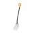 Fiskars Solid Metal Compost Fork, black handle with yellow grip