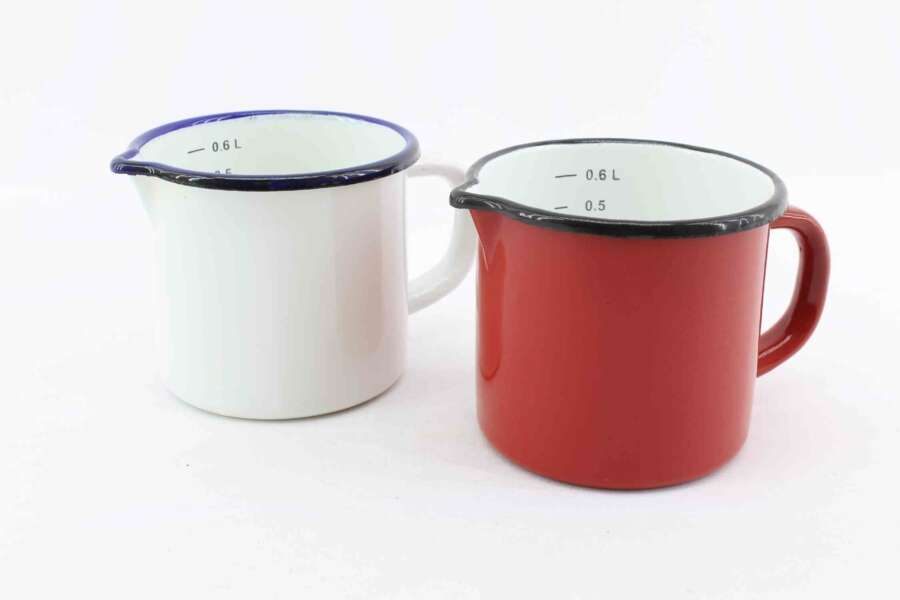 Zománcozott Mérőbögre - 0.6 dl - Kék