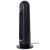 Angled view of Adler AD7731 black ceramic tower heater