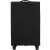 Back view of Samsonite Litebeam Spinner 77cm expandable soft-sided large suitcase in black