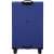Back view of Samsonite Litebeam Spinner 77cm expandable soft-sided large suitcase in blue