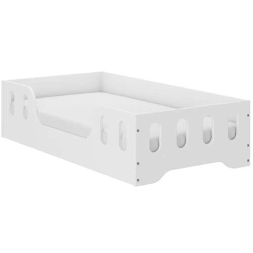 LAKI gyerekágy 160x80cm - fehér - matraccal