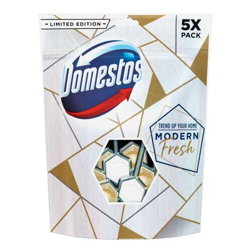 Domestos Power5 WC-frissítő Blokk Modern Fresh (5x55g) 35487170