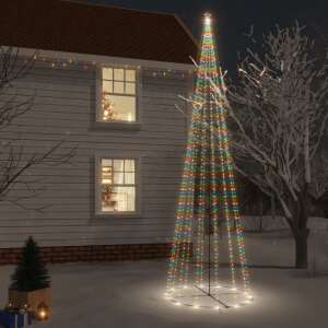 Kúp alakú karácsonyfa 1134 színes LED-del 230 x 800 cm 94346712 