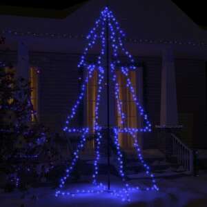 300 LED-es beltéri/kültéri kúp alakú karácsonyfa 120 x 220 cm 94348987 
