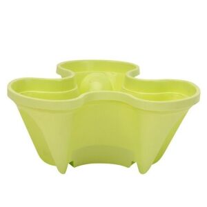 Zelený stupňovitý kvetináč na bylinky a jahody - Kvetináče