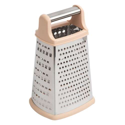 Razătoare de bucătărie mare cu mâner, razătoare cu 4 fețe pentru brânză, legume și fructe