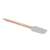 Silicone spatula with stainless steel handle, grey