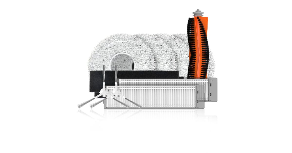EZVIZ RS2 Roboter-Staubsauger Fabrik-Zubehör-Kit Rollbürste + HEPA-Filter + Mopp + Bürste 94378124