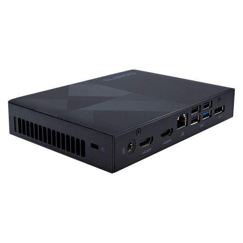 GIGABYTE BRIX N200 Mini PC widok z tyłu, porty