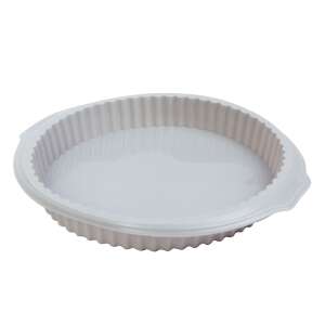 Formă de copt Bewello din silicon, 29 x 26 x 3,8 cm, gri, antiaderentă, rezistentă la căldură, flexibilă, ușor de curățat - Bewello