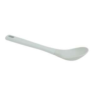 Bowello Silicone Spoon, gray, heat resistant, non-scratch, for cooking and serving - Ladles & serving spoon