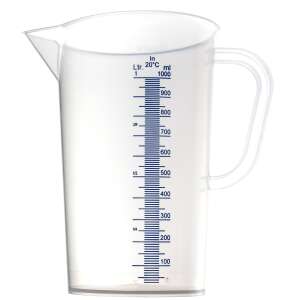 1 Litrowy plastikowy dzbanek miarowy z uchwytem - Inne przyrządy pomiarowe