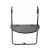 Black Foldable Balcony Table 60x64 cm, space-saving design