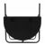 Foldable Balcony Hanging Table (Rounded) - 60 x 64 x 73-78.5-83.5 cm - Black 107138207
