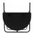 Foldable Balcony Hanging Table (Rounded) - 60 x 64 x 73-78.5-83.5 cm - Black 107138207