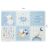 Petite and Mars Flatie puzzle mat, 116x174 cm, blue with animal and alphabet designs