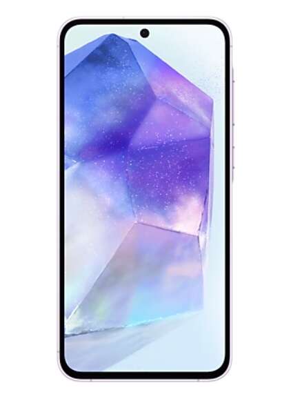 Samsung galaxy a55 5g 128gb 8gb ram dual sim mobiltelefon, királylila