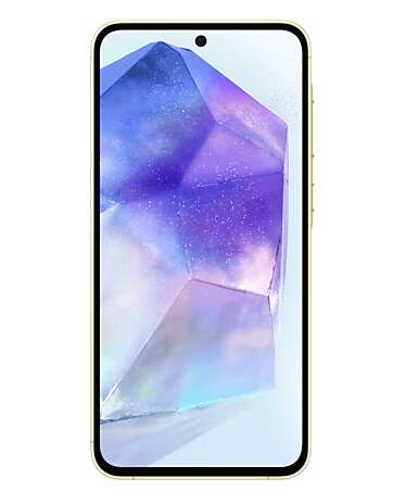 Samsung galaxy a55 5g 128gb 8gb ram dual sim mobiltelefon, királysárga