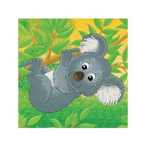 Diamond Dotz DotzBox Koala kit de pictură cu diamante, koala pe un copac, kit de pictură cu diamante - Diamond Dotz