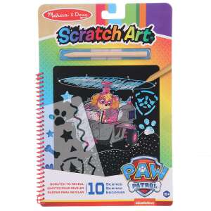 Melissa & Doug Képkarc füzet - Mancs őrjárat, 10 kép karcolható le - Mancs Őrjárat