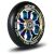 Wheels for scooter 110 mm rainbow 2 pcs. 94387820