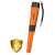 Cobra Tector CT-1076 Pinpointer metal detector, orange and black, with black wrist strap