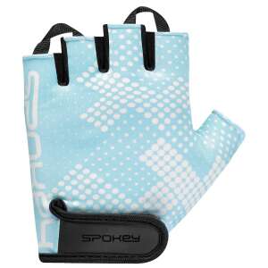 Biciklističke rukavice Spokey SESTOLA za žene, plave s bijelim točkama - Spokey