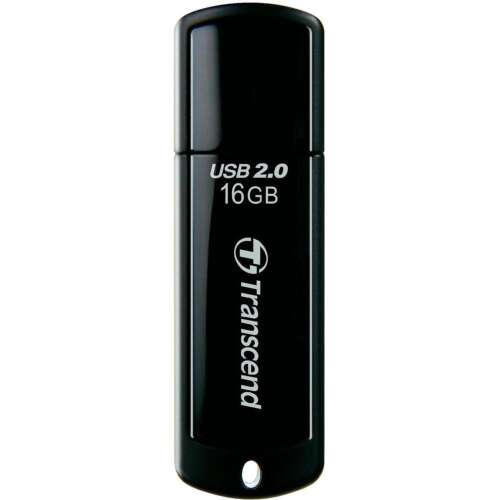 Transcend JetFlash 350 16GB USB 2.0 Fekete Pendrive TS16GJF350