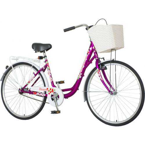 Venssini Diamante 26 lila női városi kerékpár