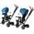 Tiny Bike 3-in-1 Tricycle with Rotating Seat in Blue