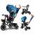 Tiny Bike 3-in-1 Tricycle with Rotating Seat in Blue