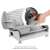 Clatronic MA 3585 electric meat slicer, silver, showing how to remove the blade