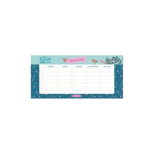 Moj tajni vrt: Raspored - mađarski jezik 94404844