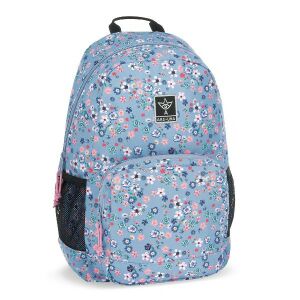 Ars Una AU-14 Rucsac floral - 24L, ghiozdan albastru floral - Ars Una
