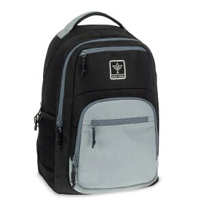 Ars Una ASH Rucsac Negru și Gri - Ghiozdan 24L - Ars Una