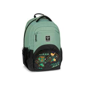 Ars Una Foxic (5384) 24 grüner und schwarzer Rucksack mit Fuchsdesign - Ars Una