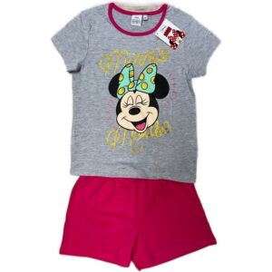 Pijama scurtă pentru fete Disney Minnie Mouse, mărimea 7 ani, 122 cm, bumbac - Disney Pijamale pentru copii, cămăși de noapte