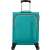 American Tourister Sea Seeker Spinner 55cm Cabin Suitcase in Turquoise with Orange Details