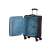 Inside view of American Tourister Sea Seeker Spinner 55cm Cabin Suitcase in Black