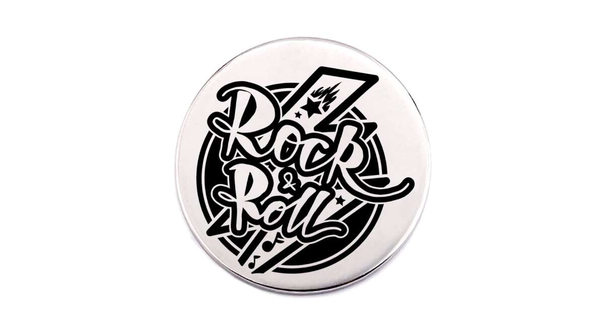 Kitűző - Rock and roll Kitűző - Rock and roll