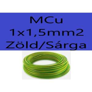 MCu 1,5mm Zöld/Sárga H07V-U 94426270 