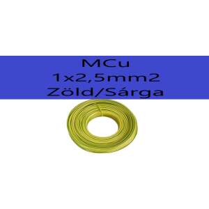 MCu 2,5 mm Zöld/Sárga H07V-U 94426920 