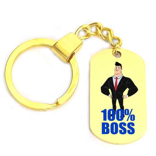 100% Boss kulcstartó, választható több formában és színben 74640802
