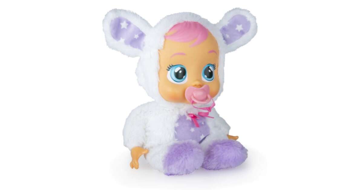 Cry Babies Good Night Coney Bunny Doll with sound and lights 30cm