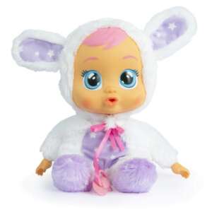 Cry Babies Jó éjt Coney interaktív baba, fényekkel és hangokkal, fehér bárány jelmezben - IMC Toys